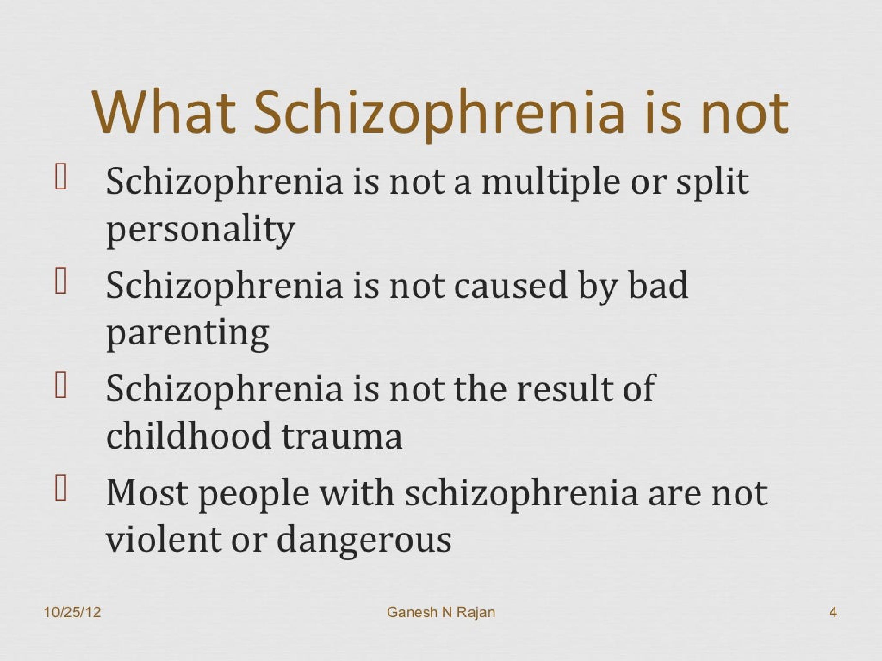 Schizophrenia